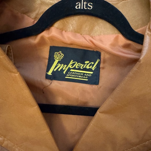 VTG Imperial Real Leather & Sportswear Jacket Fully Lined | Size 8P - Picture 5 of 11